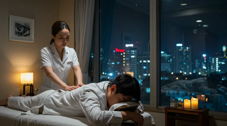 라인테라피의 마지막 손끝