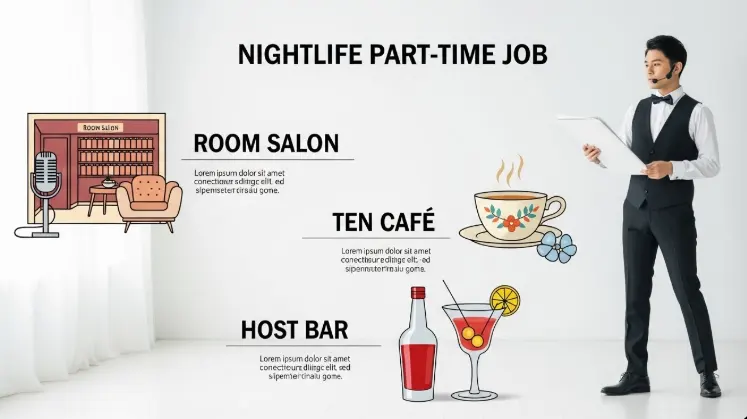 유흥 알바 종류 총정리: 룸, 텐카페, 호스트바 차이점